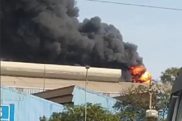 Incêndio atinge fábrica de metais em Sumaré