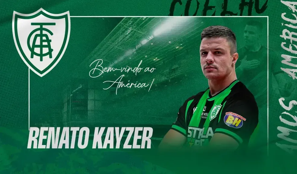 América-MG anuncia Renato Kayzer, que chega com contrato de produtividade