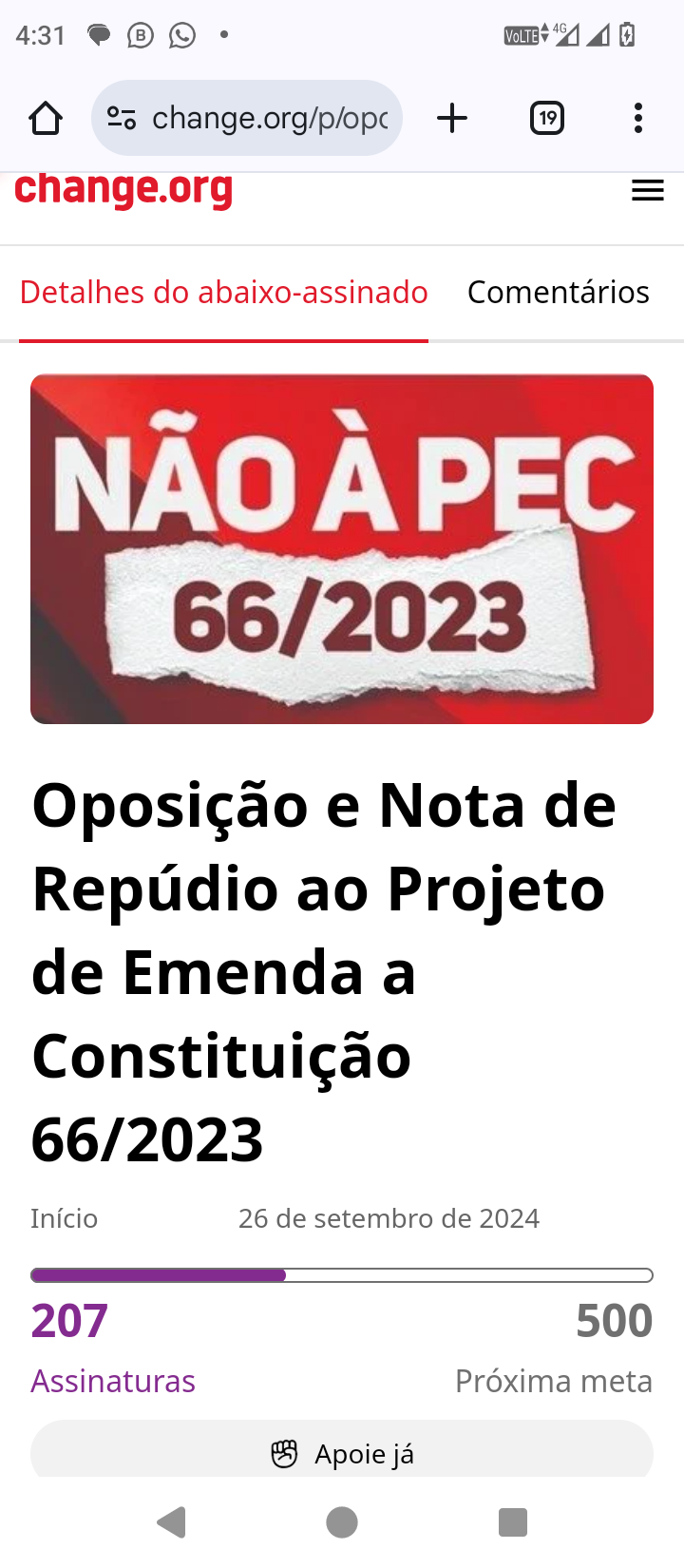 PEC 66/2023 sindicatos se mobilizam contra a aprovação da medida