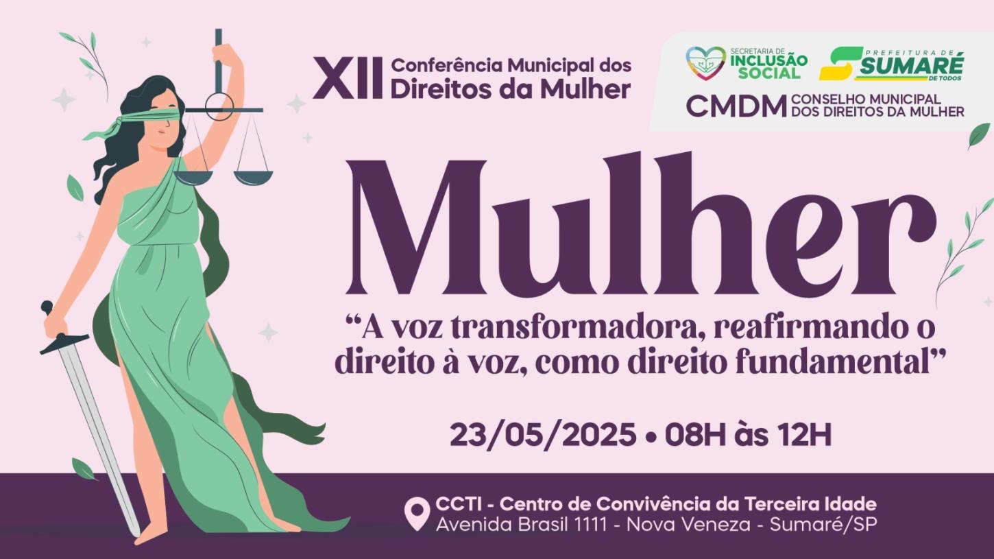 Sumaré realiza XII Conferência Municipal dos Direitos da Mulher