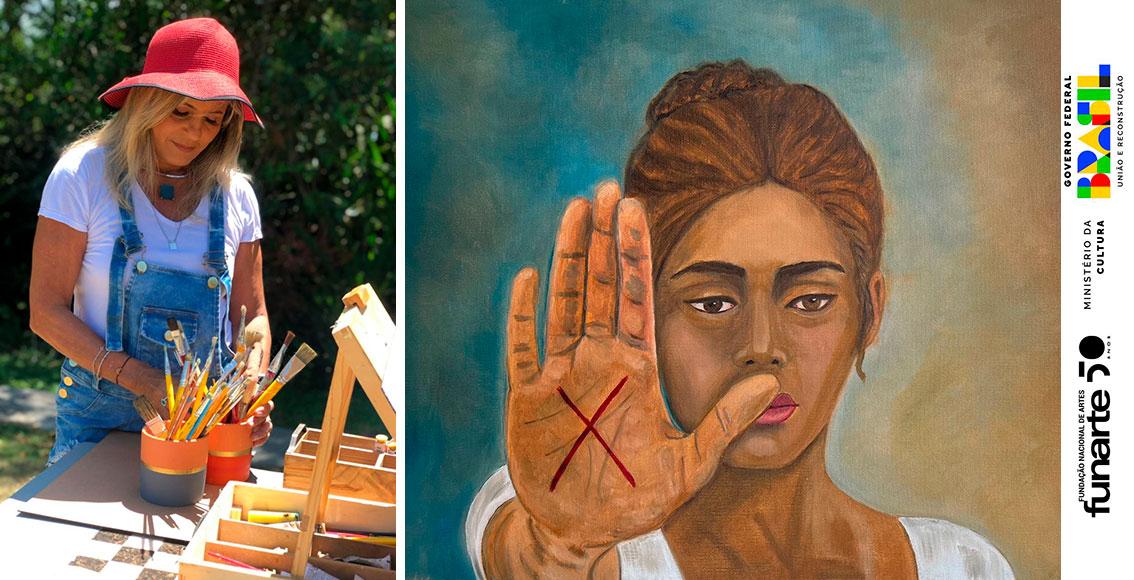 Exposição A Via Dolorosa de Cada Uma e Workshop gratuito A Arte de se Reinventar – Apoio Programa Funarte Aberta