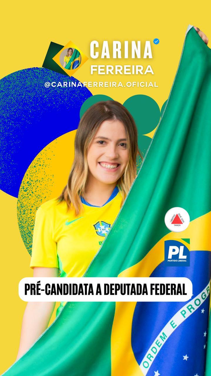 Aos 30 anos, Carina Ferreira lança pré-candidatura federal em Minas e se apresenta como voz jovem do conservadorismo