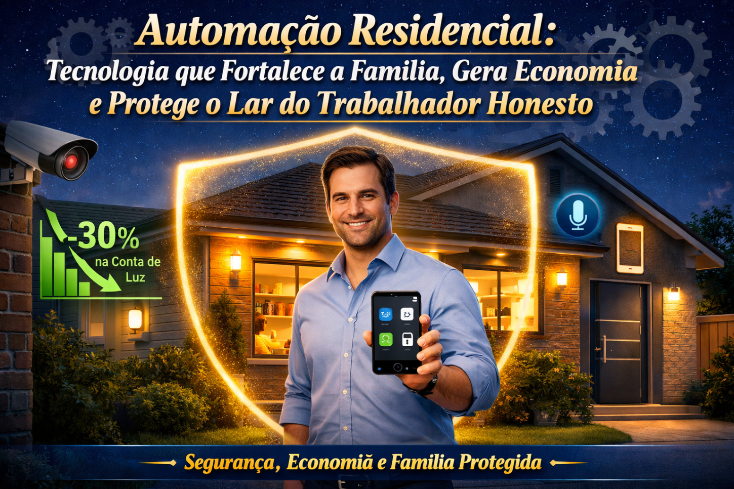 Automação Residencial: Tecnologia que Fortalece a Família, Gera Economia e Protege o Lar do Trabalhador Honesto