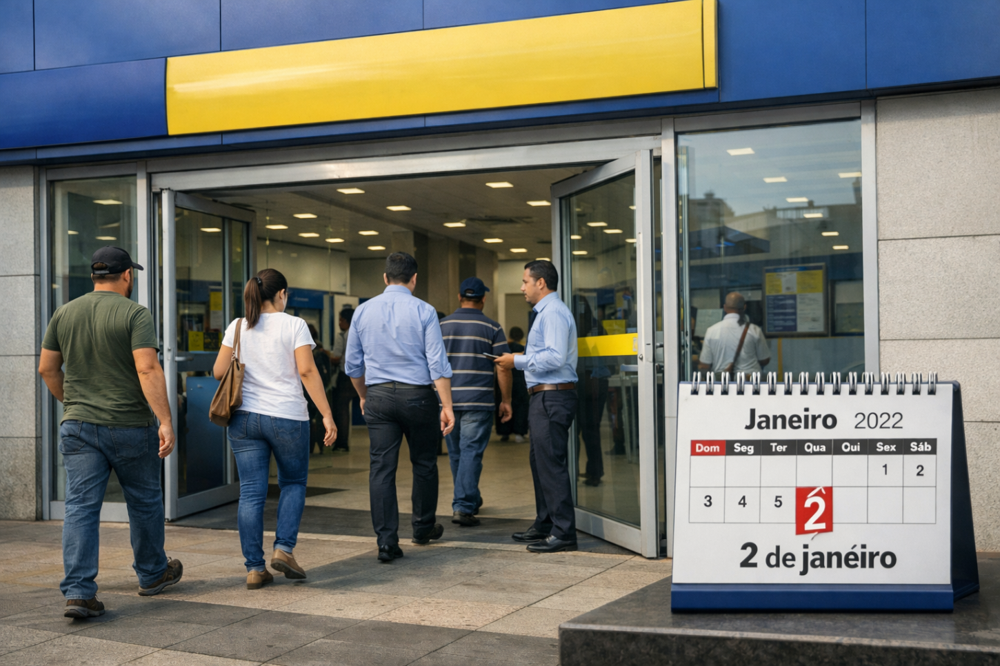 Bancos abrem normalmente nesta sexta (2) após feriado de Ano Novo, mas população deve ficar atenta a feriados locais e organizar as contas