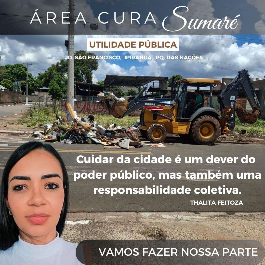 Thalita Feitoza Cobra Limpeza: 15 Ordens de Serviço Contra Entulho nas Ruas