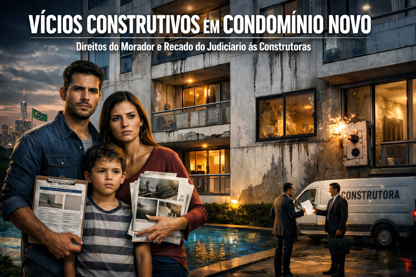 Vícios construtivos em condomínio novo