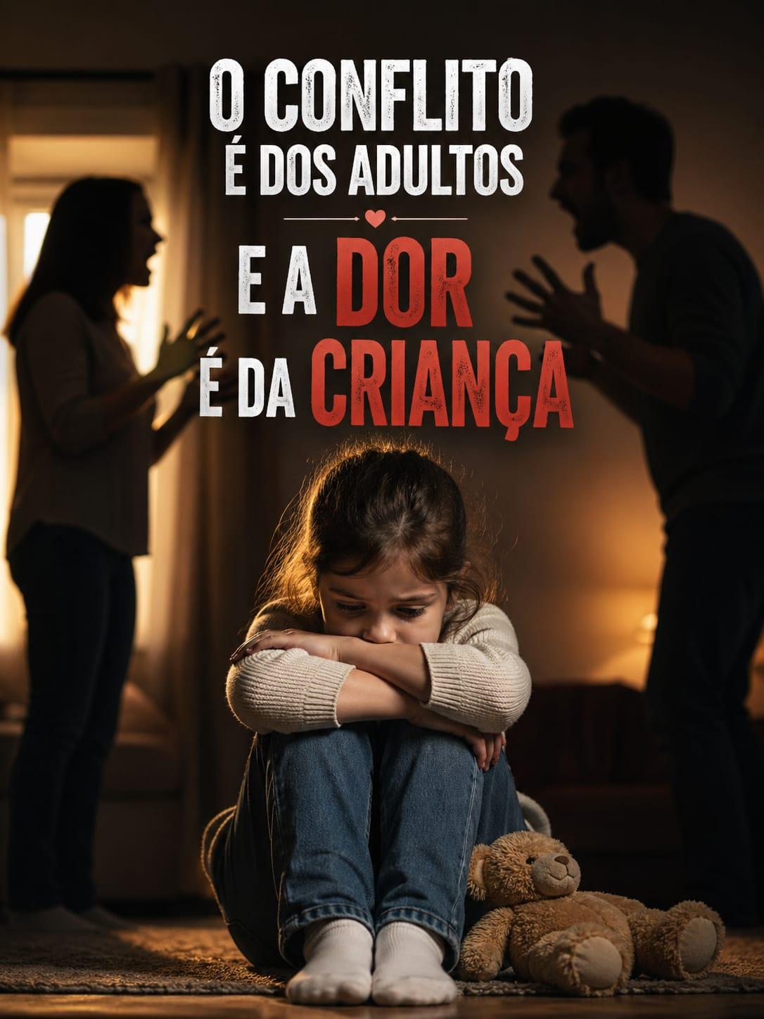A criança não é o lugar da dor dos adultos e o impacto silencioso dos conflitos familiares