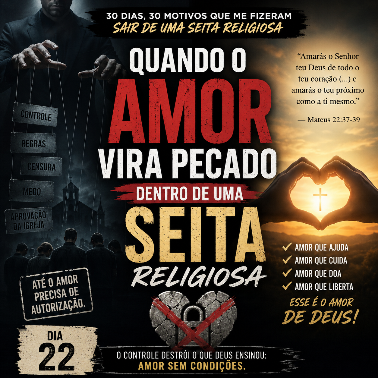 Quando o amor vira pecado dentro de uma seita religiosa