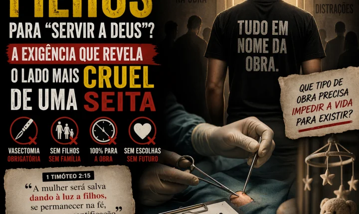 Abrir mão de filhos para “servir a Deus”? A exigência que revela o lado mais cruel de uma seita