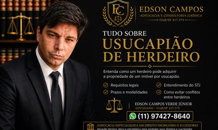 Entrevista: Herdeiro pode adquirir imóvel por usucapião?